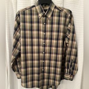 Van Heusen Long Sleeve Button Down Collared Shirt, 15-1/2 Neck